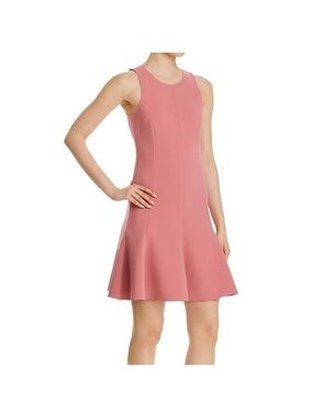 Elizabeth and James Dusty Rose Midi Dress
